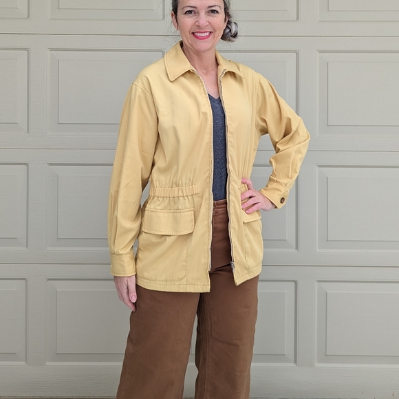 vintage ESPRIT spring weight jacket 90's does 40's S - Picture 1 of 13